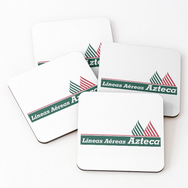 Item preview, Lineas Aereas Azteca Logo Mexican Airline Green Red Wings Emblem designed and sold by Ellichildhood.