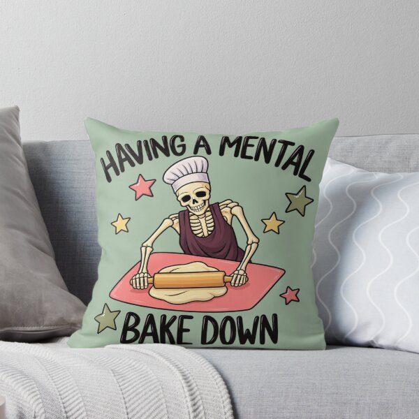 Item preview, Skeleton Having A Mental Bake Down designed and sold by btluvs.
