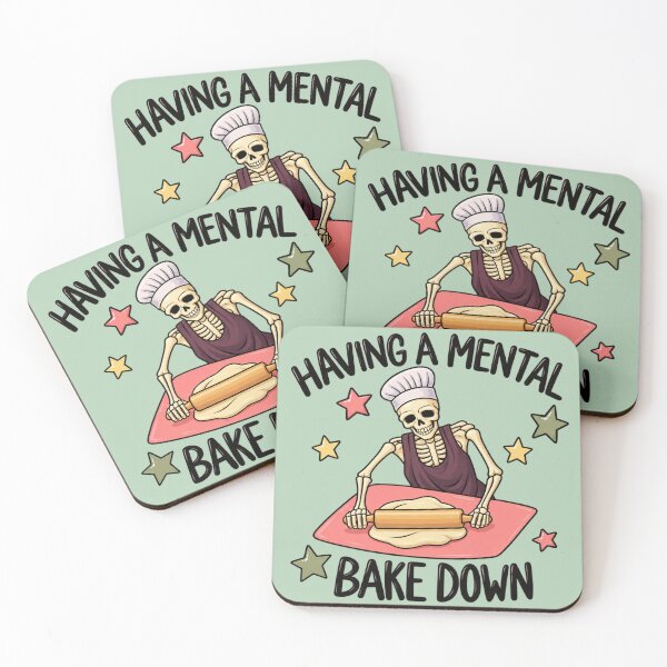 Item preview, Skeleton Having A Mental Bake Down designed and sold by btluvs.