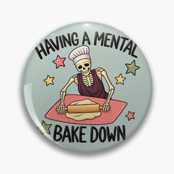 Item preview, Skeleton Having A Mental Bake Down designed and sold by btluvs.