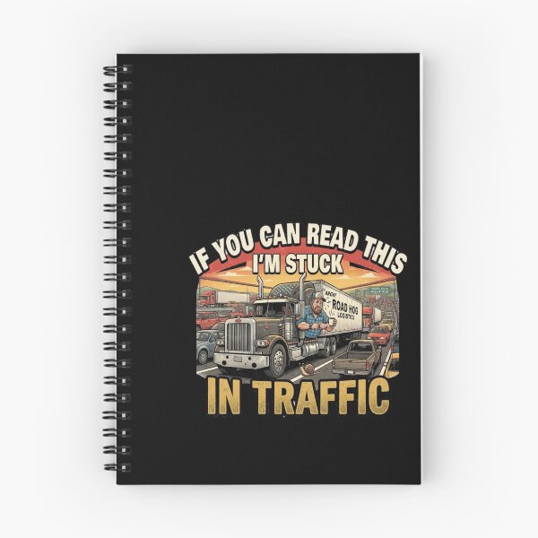 Item preview, Stuck In Traffic Trucker Driver Funny Semi Truck designed and sold by AmeliaShirts.