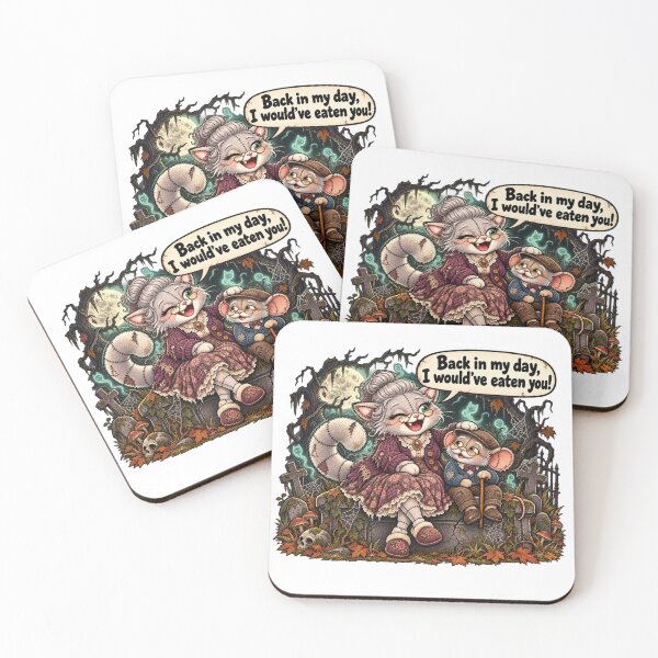 Item preview, Funny Grandma Cat and Mouse Halloween Humor designed and sold by Ekstrashop.
