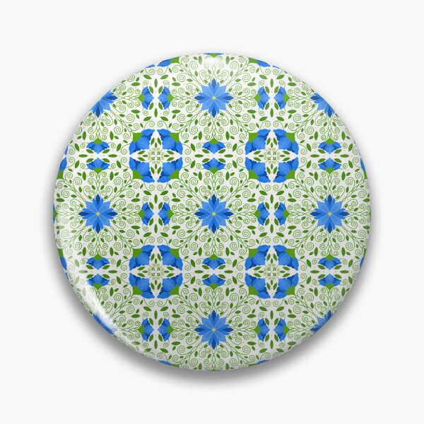 Item preview, Blue blooms designed and sold by ItiSharmaArt.