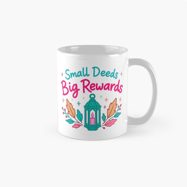 Item preview, Islamic Cozy Art Inspiration Small Deeds Big Rewards designed and sold by Ink Ripple Studio.
