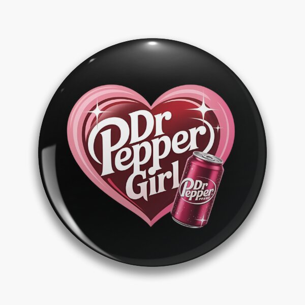 Item preview, Dr Pepper Girl Cute Pink Heart Soda designed and sold by Moonifillst.