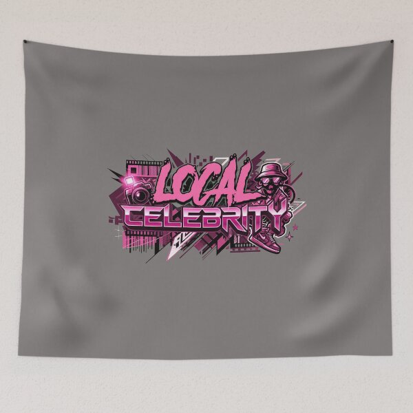 Item preview, Local Celebrity Pink Text Statement Apparel Item-96 designed and sold by benbf8idixo.
