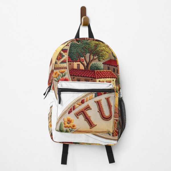 Item preview, Tubac Arizona USA Spanish Colonial Artists Village Adobe Embroidered Patch Sticker designed and sold by Imaginarium of Chaos falcon88 .