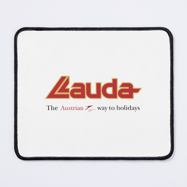 Item preview, Lauda Air Logo Red and Gold Austrian Holiday Airline designed and sold by Ellichildhood.