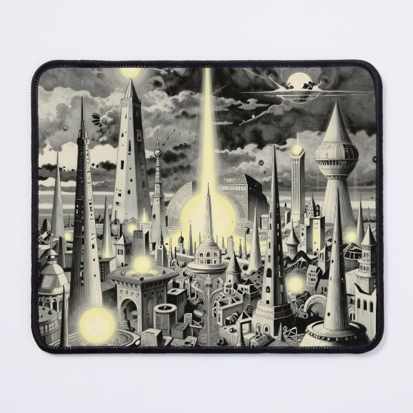 Item preview, Fantasy Futuristic City designed and sold by KiraChie.