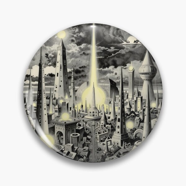 Item preview, Fantasy Futuristic City designed and sold by KiraChie.