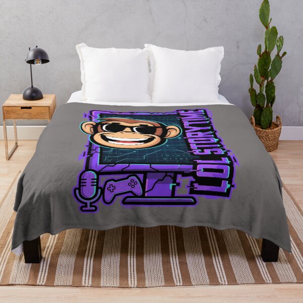 Item preview, LOL Storytime Monkey Sunglasses Emblem Tee-71 designed and sold by benbf8idixo.