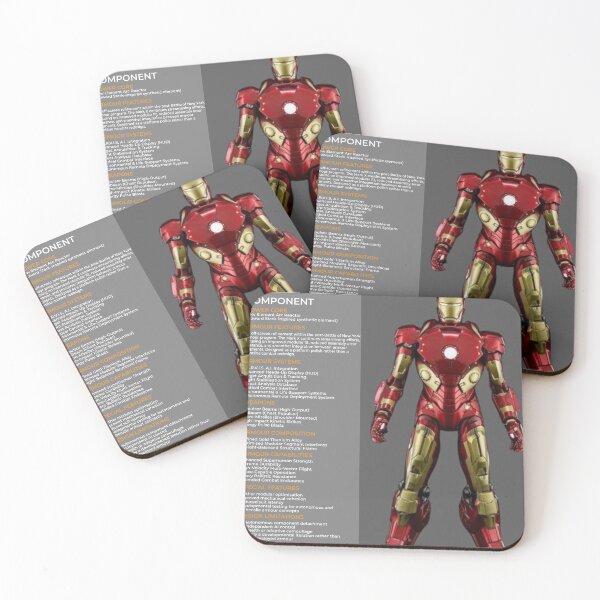 Item preview, Iron Man Mark 10 Bio Poster designed and sold by Gman-A113.