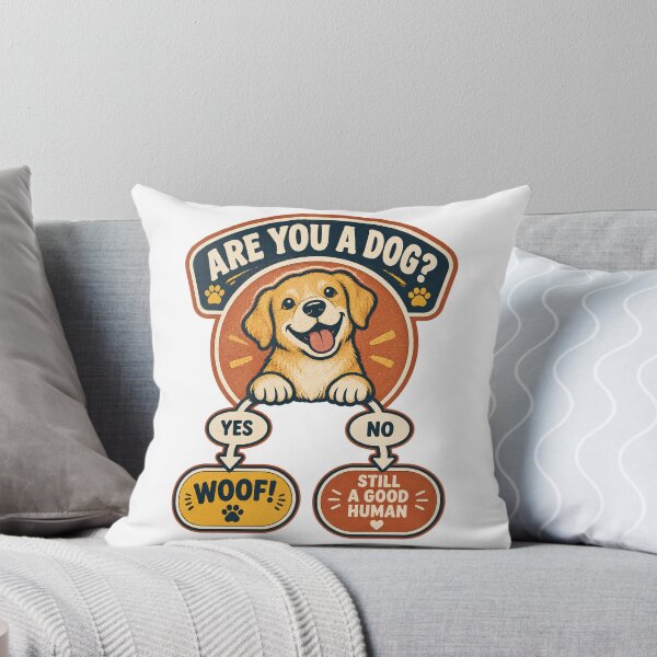 Item preview, Are You a Dog? Funny and Cute Flowchart Design for Dog Lovers LIMITED EDITION designed and sold by dejan1471.