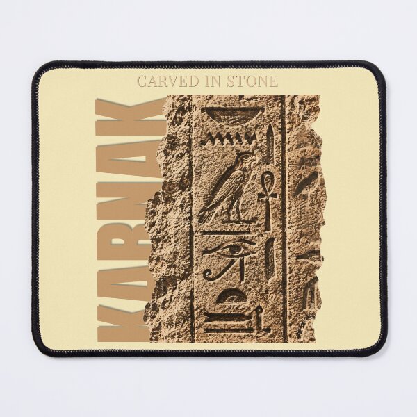 Item preview, Carved in Stone Ancient Egyptian Hieroglyphics Art designed and sold by KaBaRen.