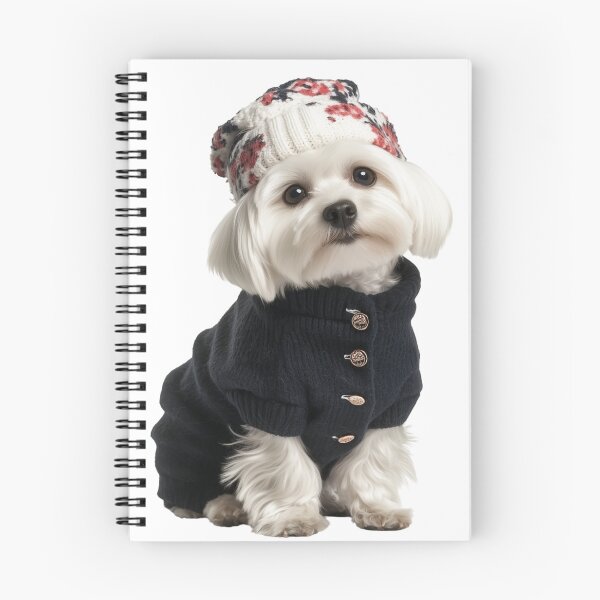 Artikelvorschau, Cute Maltese in Cozy Winter Outfit entworfen und verkauft von LuxChu.