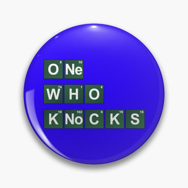Item preview, One Who Knocks (Periodic Table Squares) designed and sold by Karate Octopus.