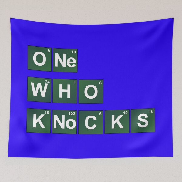 Item preview, One Who Knocks (Periodic Table Squares) designed and sold by Karate Octopus.