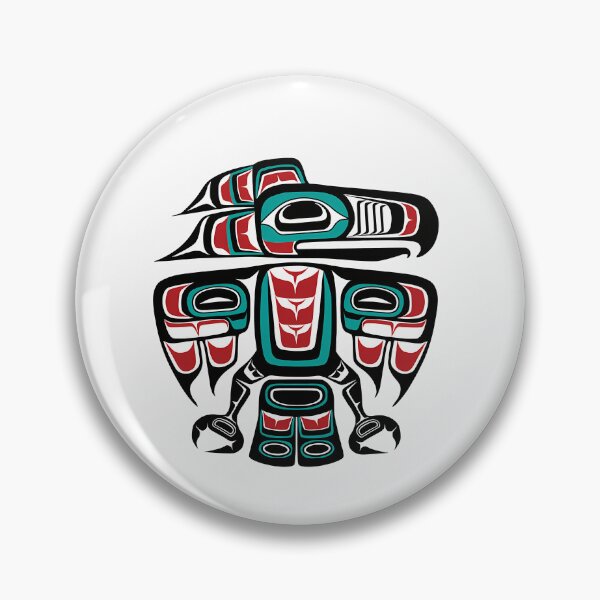 Item preview, Haida Tlingit Native Raven Totem designed and sold by Hannoreuter11.