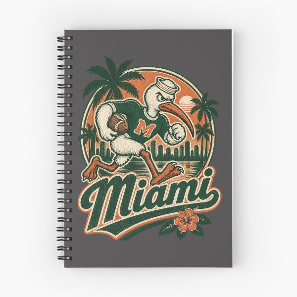 Item preview, Vintage Miami Hurricanes Ibis Retro Gritty Art Design for Fans designed and sold by Maxim Burner.