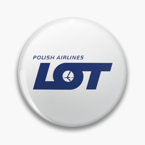 Item preview, LOT Polish Airlines Logo Navy Blue Poland Flag Carrier Emblem designed and sold by Ellichildhood.
