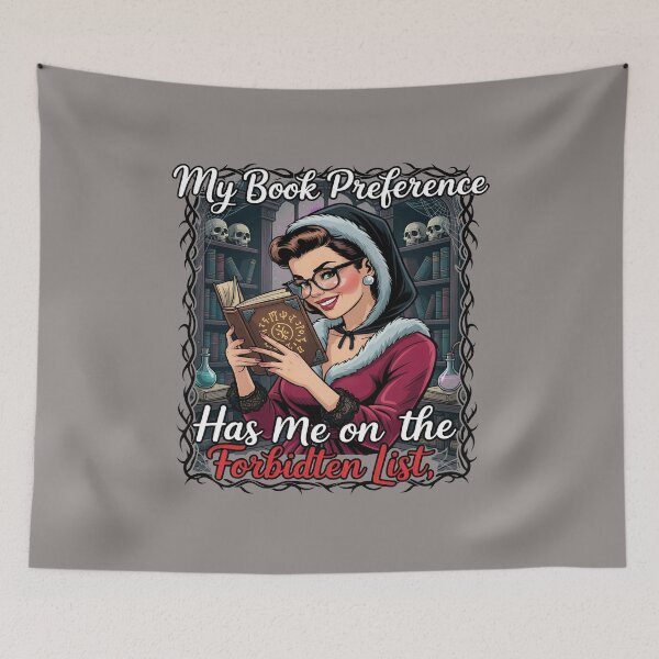 Item preview, My Book Preference Naughty List Pin Up-81 designed and sold by wzhvujordan.