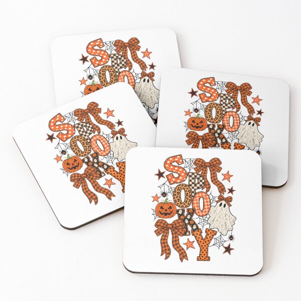 Item preview, Halloween Patchwork Letters with Ghost and Bows designed and sold by hoganpineda.