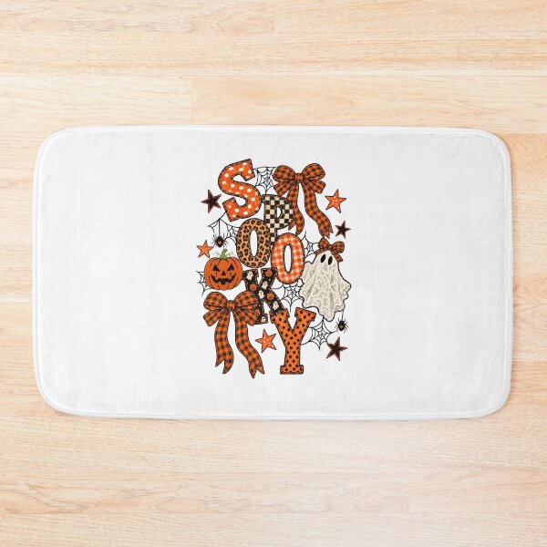Item preview, Halloween Patchwork Letters with Ghost and Bows designed and sold by hoganpineda.