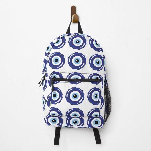 Item preview, Blue Evil Eye Nazar Symbol with Wavy Outline designed and sold by FemmePod.