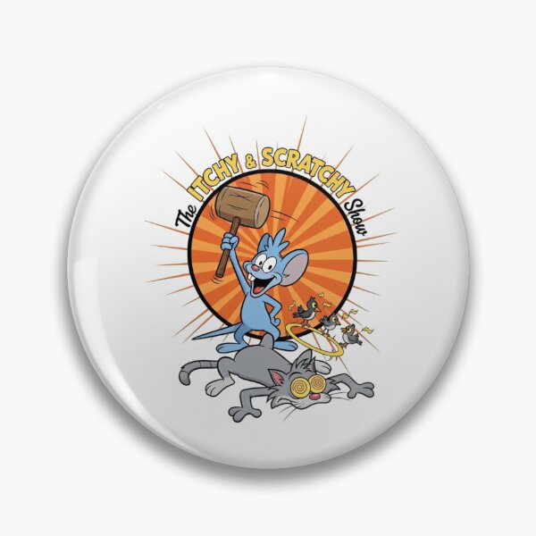Item preview, The Itchy & Scratchy Show Mallet Hammer Attack designed and sold by Moonifillst.
