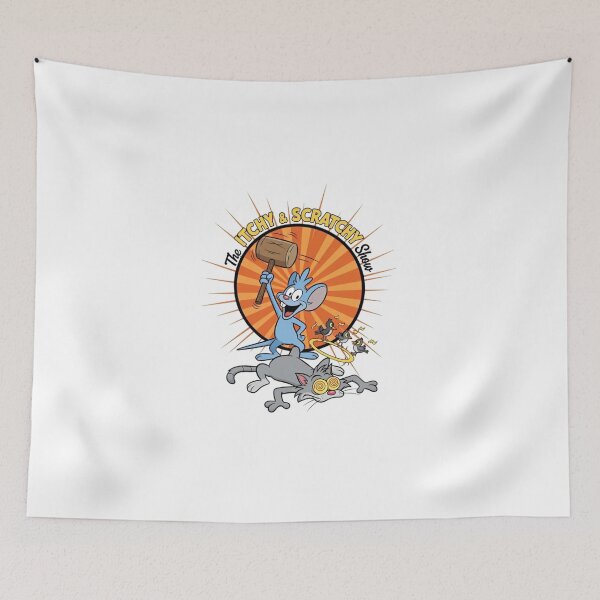 Item preview, The Itchy & Scratchy Show Mallet Hammer Attack designed and sold by Moonifillst.