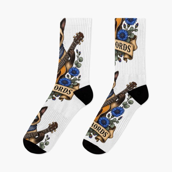 Item preview, Cat Chords Acoustic Guitar Folk Music designed and sold by Old's Cool Cat Studio.