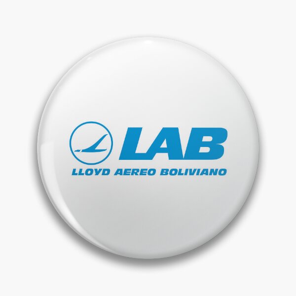 Item preview, Lloyd Aereo Boliviano LAB Airline Logo Blue Circle Emblem Bolivia designed and sold by Ellichildhood.