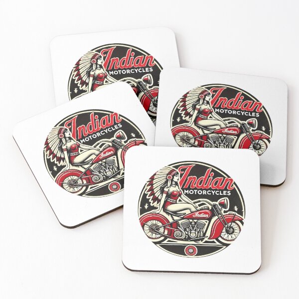 Item preview, Indian Motorcycles Vintage-Style Round Sign designed and sold by kenny-joannie.