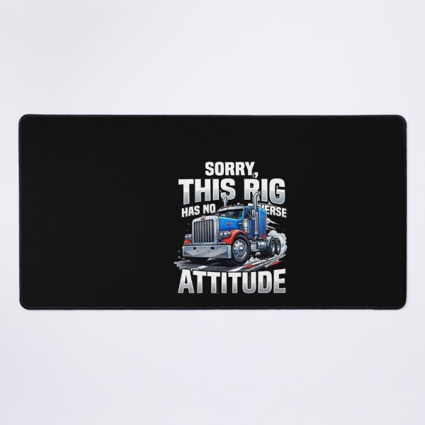 Item preview, Big Rig No Reverse Attitude Funny Trucker Driver designed and sold by AmeliaShirts.