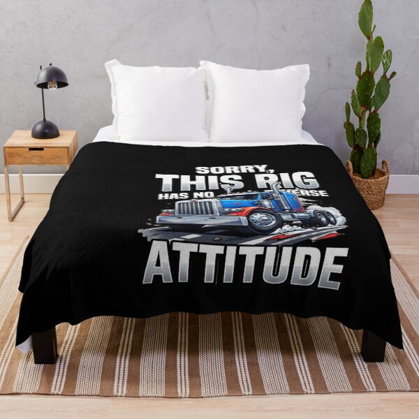 Item preview, Big Rig No Reverse Attitude Funny Trucker Driver designed and sold by AmeliaShirts.