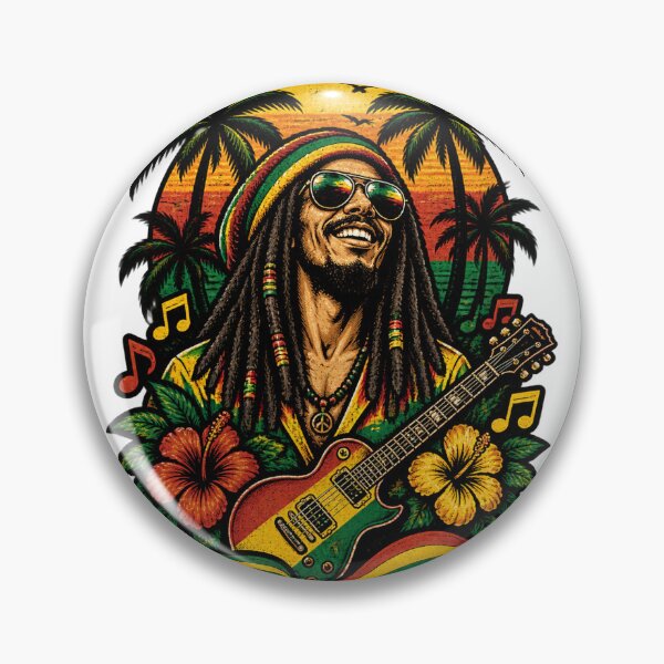 Item preview, Reggae Colors Love Music Graphic Design with Vibrant Rasta Palette designed and sold by dings1357.