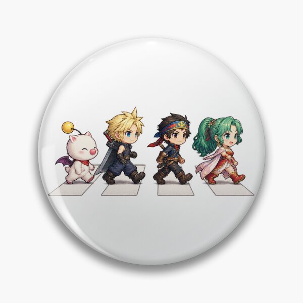 Item preview, Final Fantasy Inspired Abbey Road Parody Design ⭐⭐⭐⭐⭐ designed and sold by DastardCo.