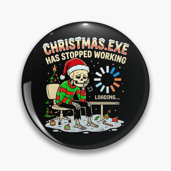 Item preview, Copy of Christmas.exe Has Stopped Working Funny Christmas Computer Error Meme T-Shirt designed and sold by VladaWhat.