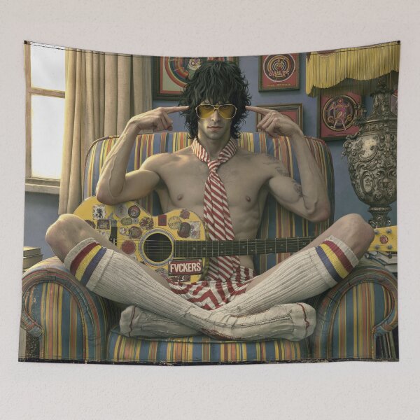Item preview, Rock Nerd Bedroom Prophet — Retro Surreal Aesthetic designed and sold by JaimeLikes.