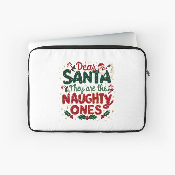 Item preview, Dear Santa They Are The Naughty Ones Funny Christmas Pajama designed and sold by InVeinTshirt.