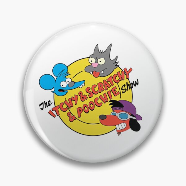 Item preview, The Itchy & Scratchy Show Mallet Hammer Attack designed and sold by Moonifillst.