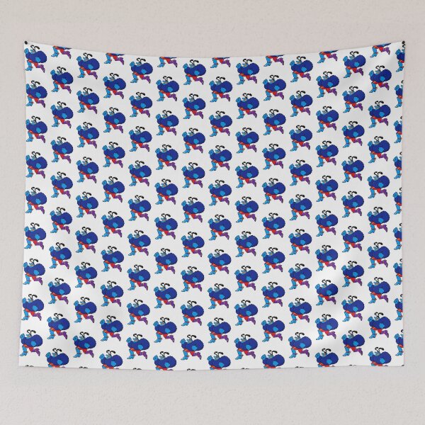 Item preview, Blue Meanie Inspired Vintage Cartoon Character Design ⭐⭐⭐⭐⭐ designed and sold by DastardCo.