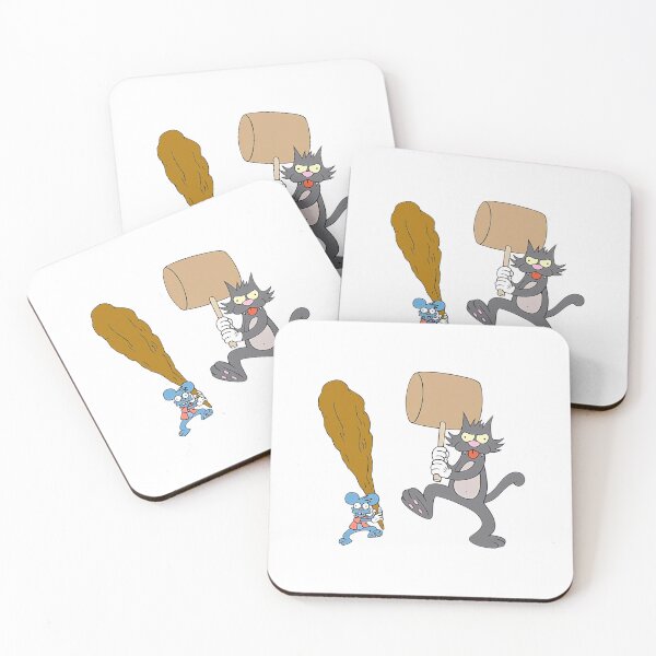 Item preview, Itchy & Scratchy Caveman Mallet Fight designed and sold by Moonifillst.