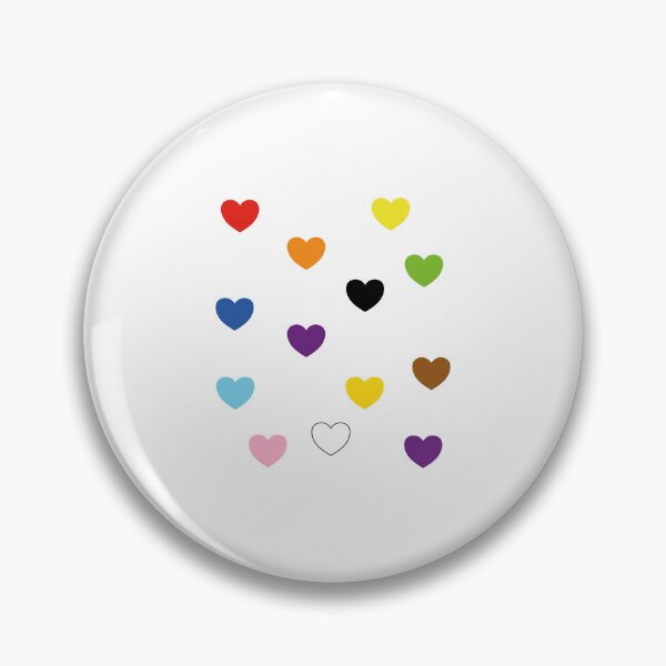 Item preview, Inclusive Flag Rainbow Hearts - Pack designed and sold by Inspirationmotivation.