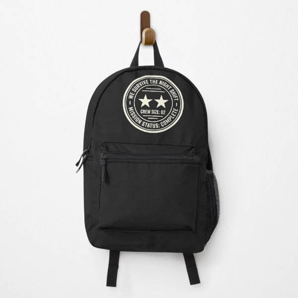 Item preview, Night Shift Survival Mission Status Badge designed and sold by SplashTastic.