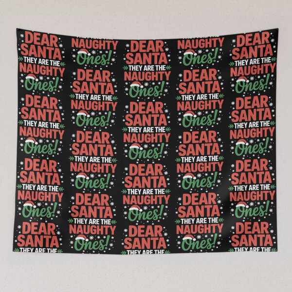 Item preview, Dear Santa They Naughty Ones Christmas Xmas Men Women Kids  designed and sold by InVeinTshirt.