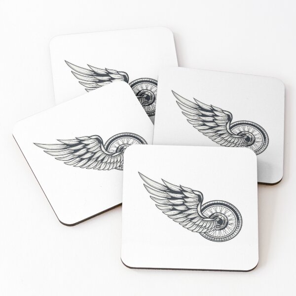 Item preview, Motorcycle Wheel With Wing designed and sold by kenny-joannie.