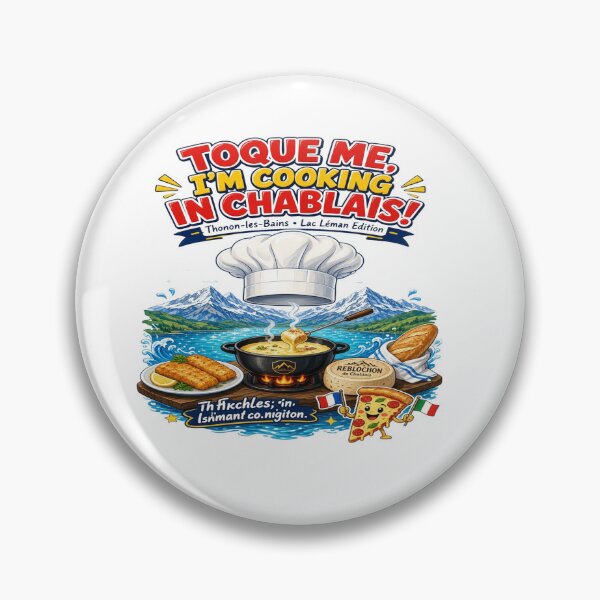 Item preview, Toque Me I'm Cooking In Chablais Thonon-les-Bains Fondue T-Shirt designed and sold by Sushikidsntoddlers.