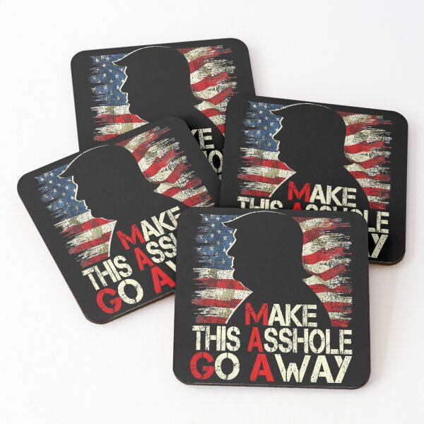 Item preview, Make This Asshole Go Away Anti Trump MAGA Political Parody designed and sold by schoolofbullies.
