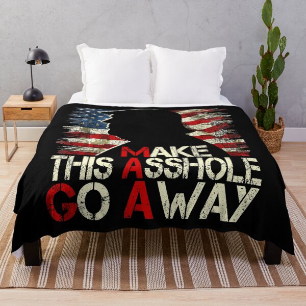 Item preview, Make This Asshole Go Away Anti Trump MAGA Political Parody designed and sold by schoolofbullies.